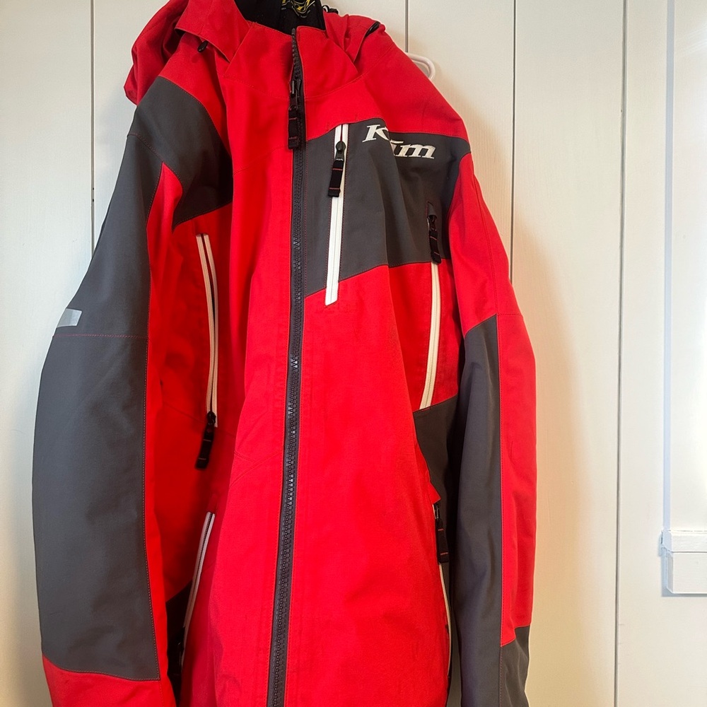 Klim Winter/Snowmobile Jacket. Gore Tex materials incredible dry and warm.